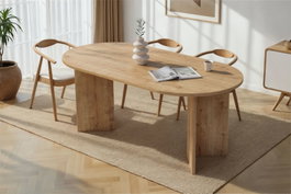Hanah Home Mesa de Comedor Sablin - Sapphire Oak
